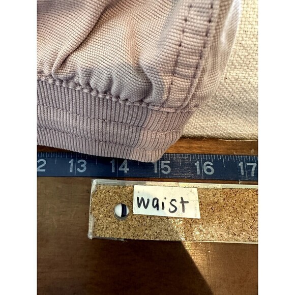 Khaki Pull On Joggers Woman's Size 10 pockets drawstring casual - Picture 5 of 13